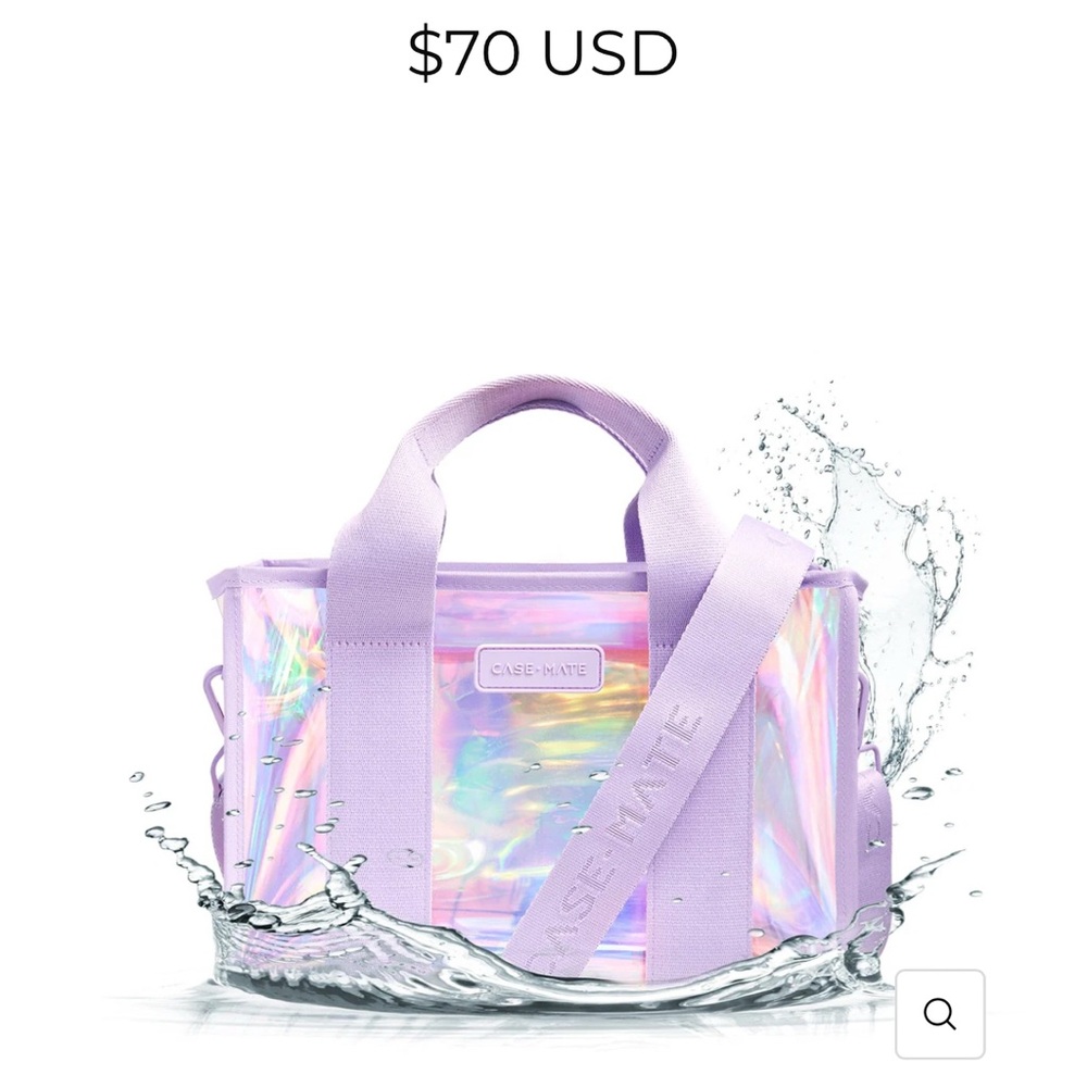 Case-Mate Holographic Purple Women's Bag